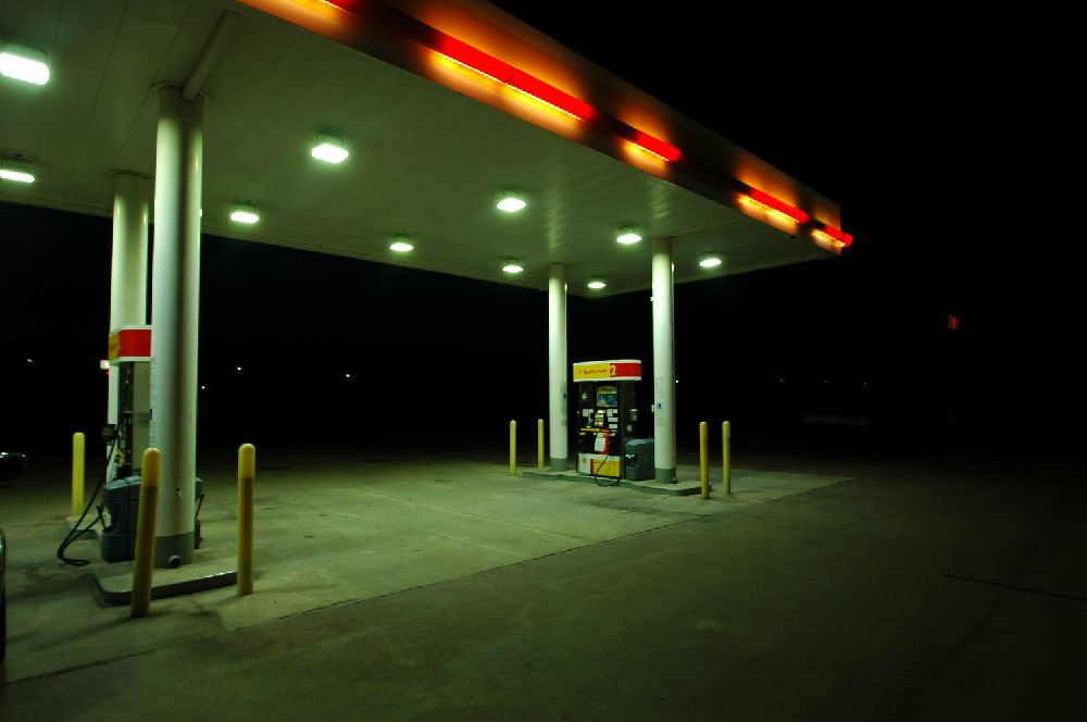gas station canopy light