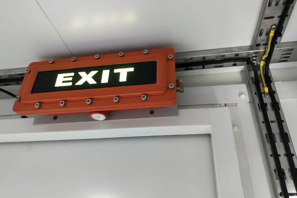 explosion proof emergency exit sign light