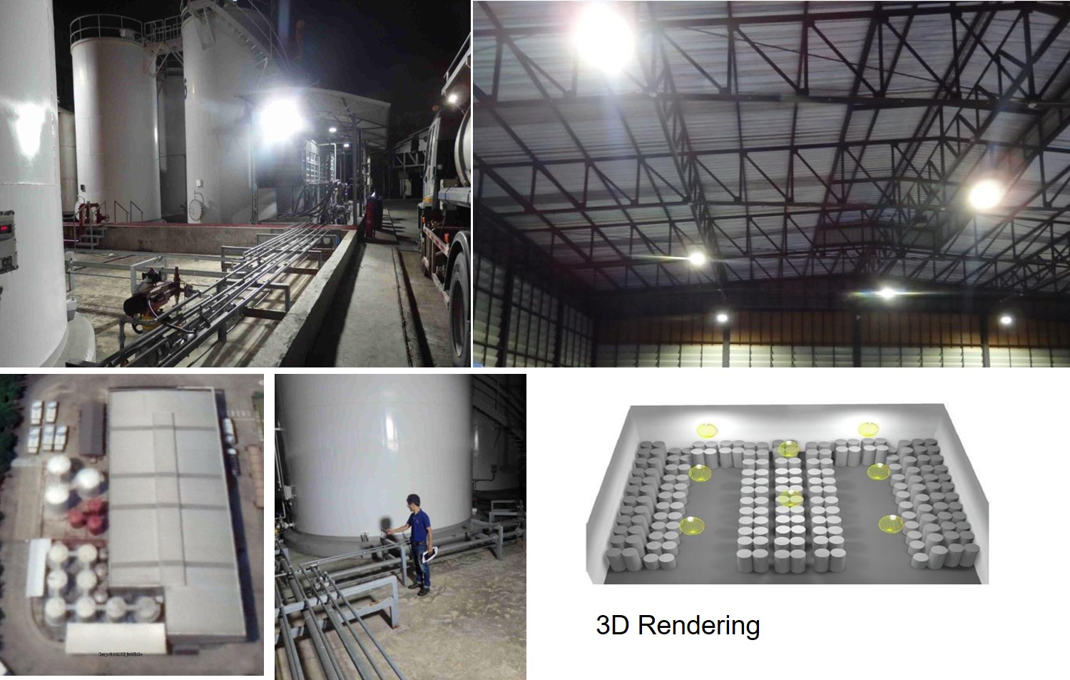 Factory explosion-proof lights rendering