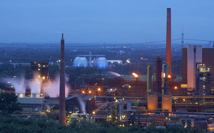 coking plant lighting